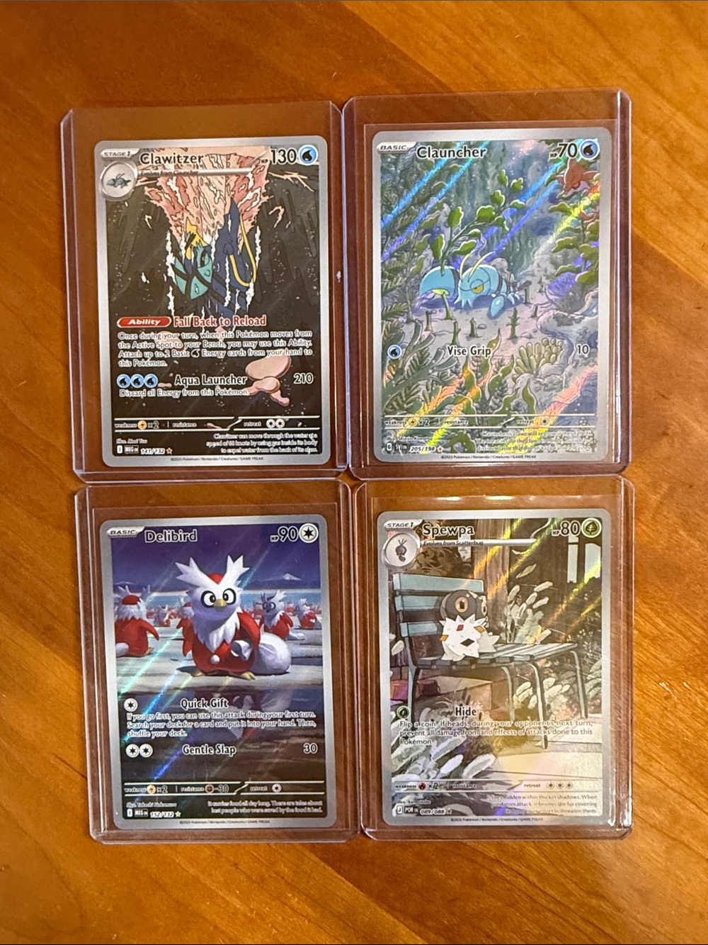 Pokemon Holofoil Card Lot - Blue, White, Silver, Brown